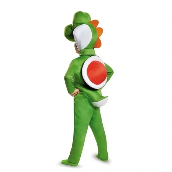 Green Dinosaur Super Mario Yoshi Kids Costume - Picture 2 of 12